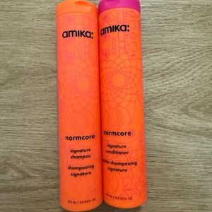 Amika Normcore Shampoo and Conditioner .
